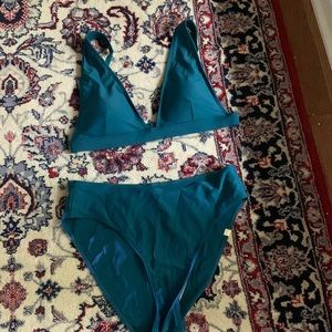 Summersalt bikini teal color size 6